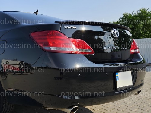 Спойлер лип на багажник Toyota Avalon 2006-2010 ABS пластик, колір чорний