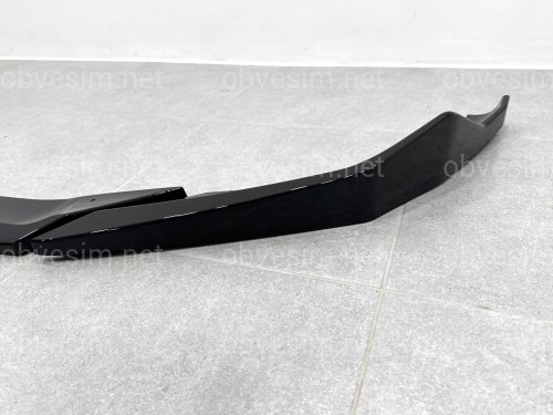Спідниця накладка переднього бампера M5 BMW 5 series G30 G31 M5 F90 LCI 2020-2023 ABS пластик, чорний глянець
