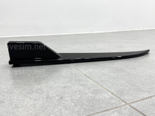 Леза куточки заднього бампера M-Performance BMW 3 series F30 2012-2018 2шт. чорний глянець