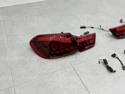 Задні LED ліхтарі стиль M4 для BMW 4 series F32 F33 F36 F82 F83 2013-2020 червоні, комплект 4шт.