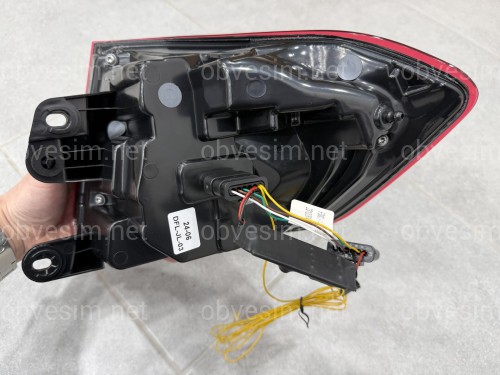 Задні LED ліхтарі стиль M4 для BMW 3 series F30 2012-2018 червоні, комплект 4шт.