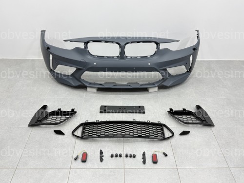 Передній бампер CS стиль BMW 3 Series F30 F31 2012-2018
