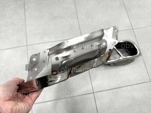 Насадки на вихлопні труби M Paket LCI для BMW X5 G05 / X6 G06 / X7 G07 хром