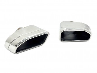 Насадки на вихлопні труби M Paket для BMW X3 G01 / X4 G02 2022-2024 хром