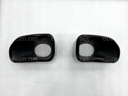 Насадки на вихлопні труби M Paket для BMW X3 G01 / X4 G02 2018-2021 чорні