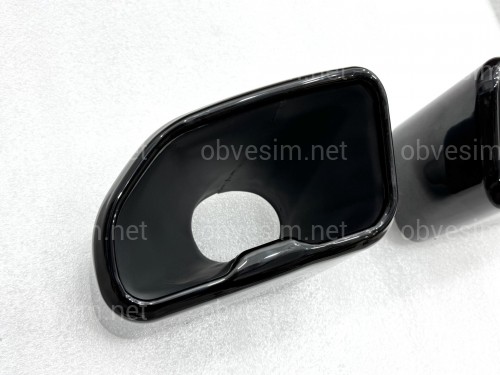 Насадки на вихлопні труби M Paket для BMW X3 G01 / X4 G02 2018-2021 чорні