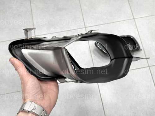 Насадки на вихлопні труби M Paket LCI для BMW X5 G05 / X6 G06 / X7 G07 чорні
