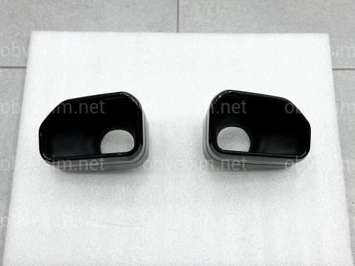 Насадки на вихлопні труби M Paket для BMW X3 G01 / X4 G02 2022-2024 чорні