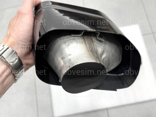 Насадки на вихлопні труби M Paket для BMW X3 G01 / X4 G02 2022-2024 чорні