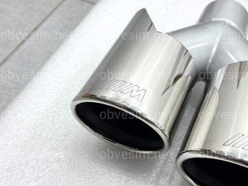Насадки на вихлопні труби стиль M5 BMW 5 Series F10 / F11 2010-2017 хром