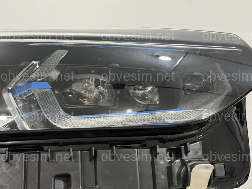 Фари стиль Laser LCI 2022+ рестайлінг замість дорестайлінгових BMW X3 G01 X4 G02 2018-2021 2шт. з заміною бампера на 2022-2024