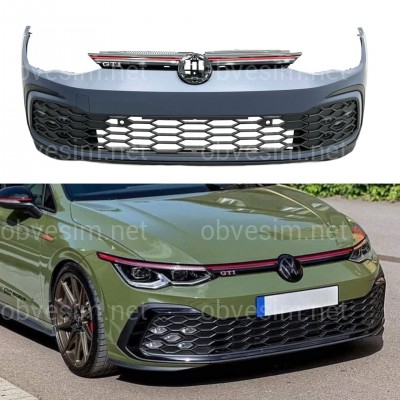 Передній бампер GTI Volkswagen Golf 8 2021-