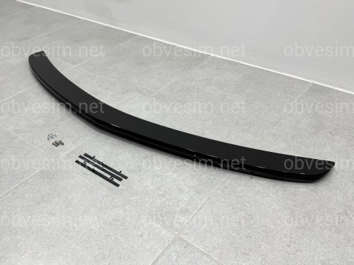 Спойлер ліп багажника Mazda 3 седан 2009–2013 ABS пластик, колір чорний глянець