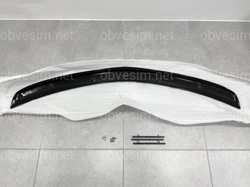 Спойлер ліп багажника Mazda 3 седан 2009–2013 ABS пластик, колір чорний глянець