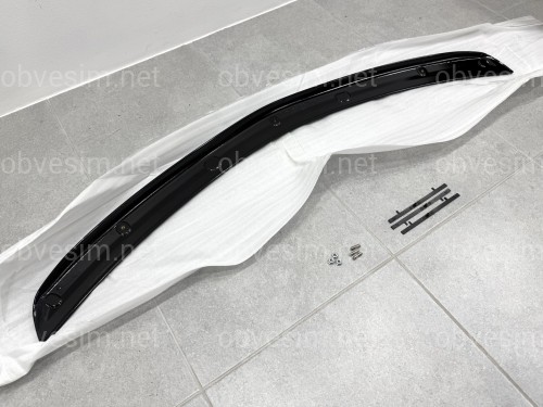 Спойлер ліп багажника Mazda 3 седан 2009–2013 ABS пластик, колір чорний глянець