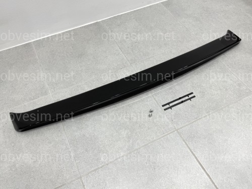 Спойлер ліп на багажник Honda Civic 4D 2006-2011 ABS пластик, колір чорний глянець