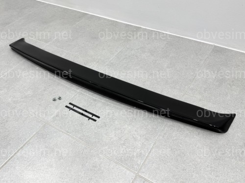 Спойлер ліп на багажник Honda Civic 4D 2006-2011 ABS пластик, колір чорний глянець