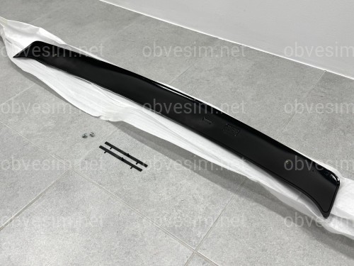 Спойлер ліп на багажник Honda Civic 4D 2006-2011 ABS пластик, колір чорний глянець