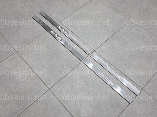 Накладки на пороги Citroen Berlingo 2008-2018 4 шт.