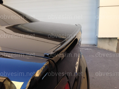 Спойлер ліп багажника BMW 5 Series E39 1995-2003 ABS пластик, колір чорний глянець