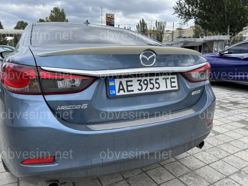Спойлер ліп на багажник Mazda 6 2013 - ABS пластик під фарбування