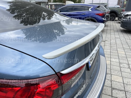 Спойлер ліп на багажник Mazda 6 2013 - ABS пластик під фарбування