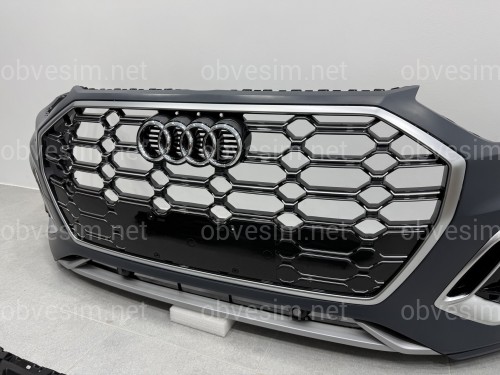 Бампер передній у зборі S-Line CHROME для Audi Q5 2021-2024