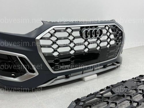 Бампер передній у зборі S-Line CHROME для Audi Q5 2021-2024