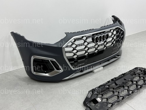 Бампер передній у зборі S-Line CHROME для Audi Q5 2021-2024