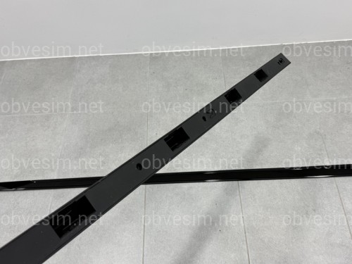 Леза під пороги M-Performance BMW 5 series G60 G61 2024- 2шт. чорний глянець