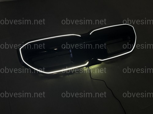 Решітка радіатора ніздрі з підсвічуванням Iconic Glow BMW 5 series G60 G90 i5 2024-