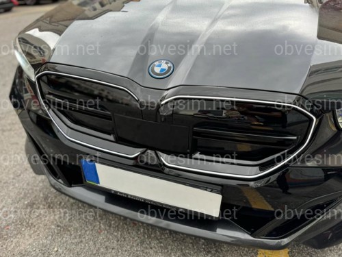 Решітка радіатора ніздрі з підсвічуванням Iconic Glow BMW 5 series G60 G90 i5 2024-