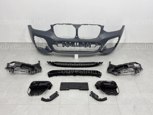 Комплект обвісу M paket BMW X3 G01 2018-2021 (передній / задній бампер, пороги, арки)