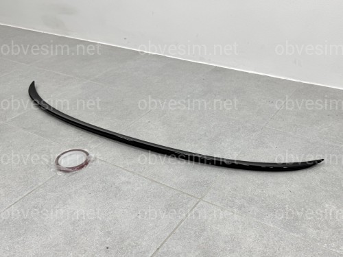 Спойлер ліп багажника BMW 3 Series E90 2005-2011 ABS пластик, колір чорний глянець