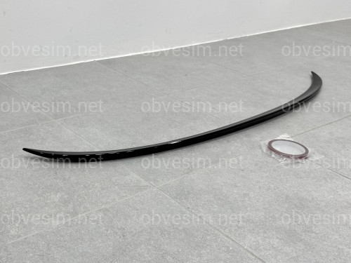 Спойлер ліп багажника BMW 3 Series E90 2005-2011 ABS пластик, колір чорний глянець