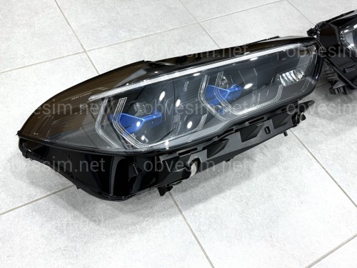 Фари Shadow line Laser для BMW X5 G05 X6 G06 до рестайлінгу 2018-2022, комплектні з блоками