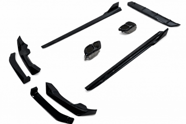 Комплект обвісу M paket LCI Paradigm Black Knight для BMW X6 G06 2023+, колір чорний глянець