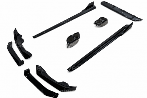 Комплект обвісу M paket LCI Paradigm Black Knight для BMW X6 G06 2023+, колір чорний глянець