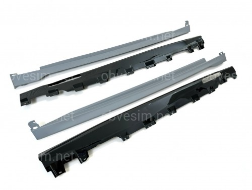 Накладки на пороги M Paket для BMW X6 G06 / X6M F96 2019