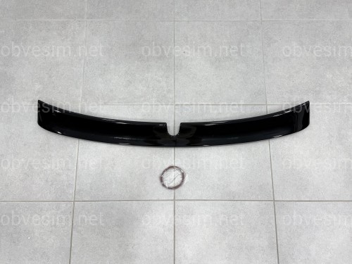 Козирок на скло Mercedes-Benz E class W211 2003-2009 ABS пластик, колір чорний глянець