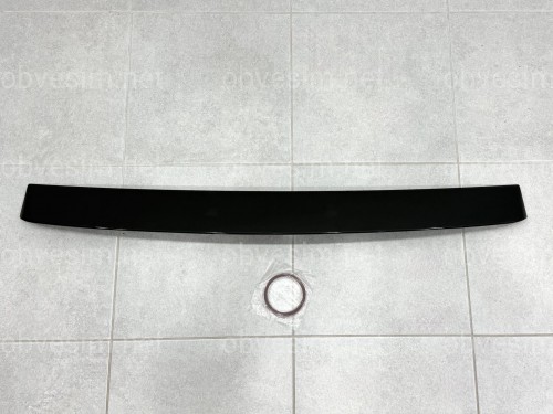 Козирок на скло Hyundai Sonata YF 2010-2015 ABS пластик, колір чорний глянець