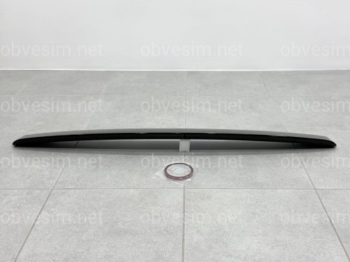 Козирок на скло Hyundai Sonata YF 2010-2015 ABS пластик, колір чорний глянець