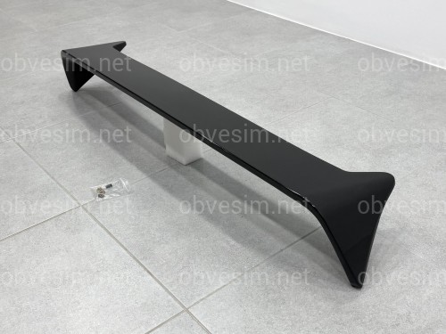 Спойлер козирок на кришку багажника TTE Sport Toyota Land Cruiser Prado 120 2003-2009 ABS пластик, цвет черный глянец