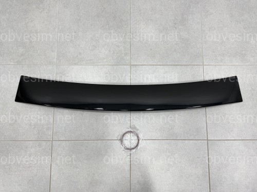Козирок на скло Mercedes-Benz E class W212 2009-2016 ABS пластик, колір чорний глянець