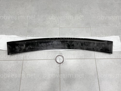 Козирок на скло Mercedes-Benz E class W212 2009-2016 ABS пластик, колір чорний глянець