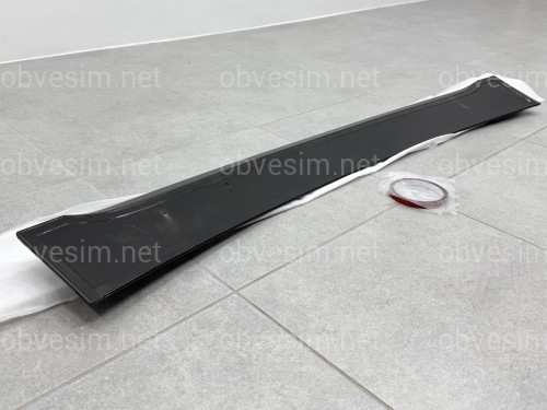 Козирок на скло Mercedes-Benz E class W212 2009-2016 ABS пластик, колір чорний глянець