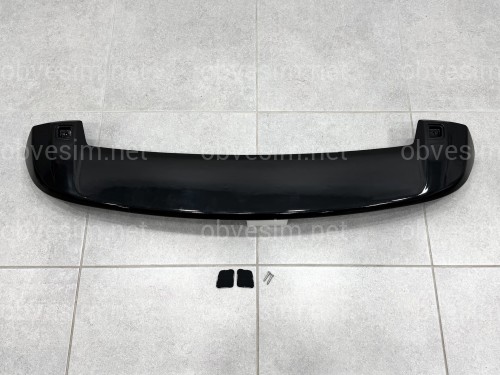 Спойлер козирок Subaru Forester 2008-2012 ABS пластик, колір чорний глянець