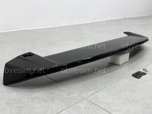 Спойлер козирок Subaru Forester 2008-2012 ABS пластик, колір чорний глянець
