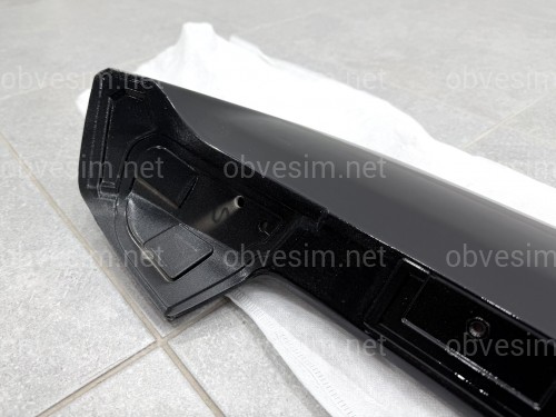 Спойлер козирок Subaru Forester 2008-2012 ABS пластик, колір чорний глянець