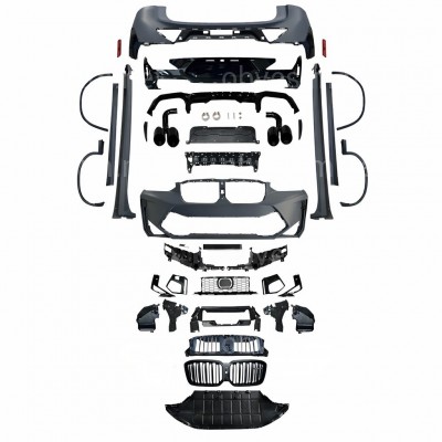 Обвіс X4M F98 LCI до BMW X4 G02 F98 2022-2024 (бампера в зборі, арки, пороги, молдинги, вих. труби)